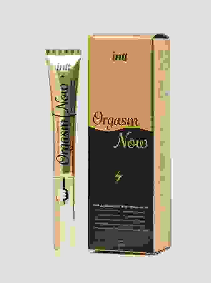 Intt Orgasm Now Gel & Vibrating Tip 15ml, Beige, hi-res
